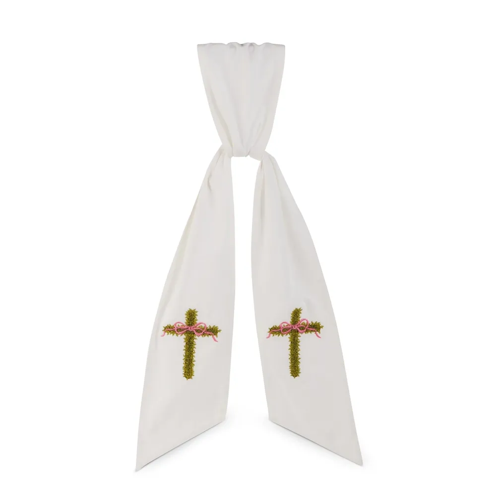 Easter Cross Wreath Sash