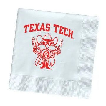 Texas Tech Napkins Red