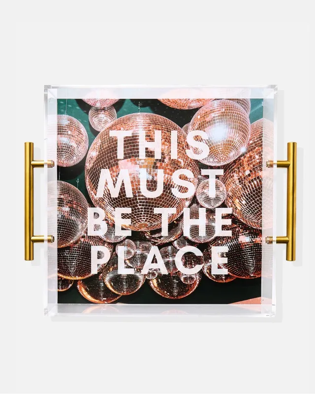 The Place Large Acrylic Tray