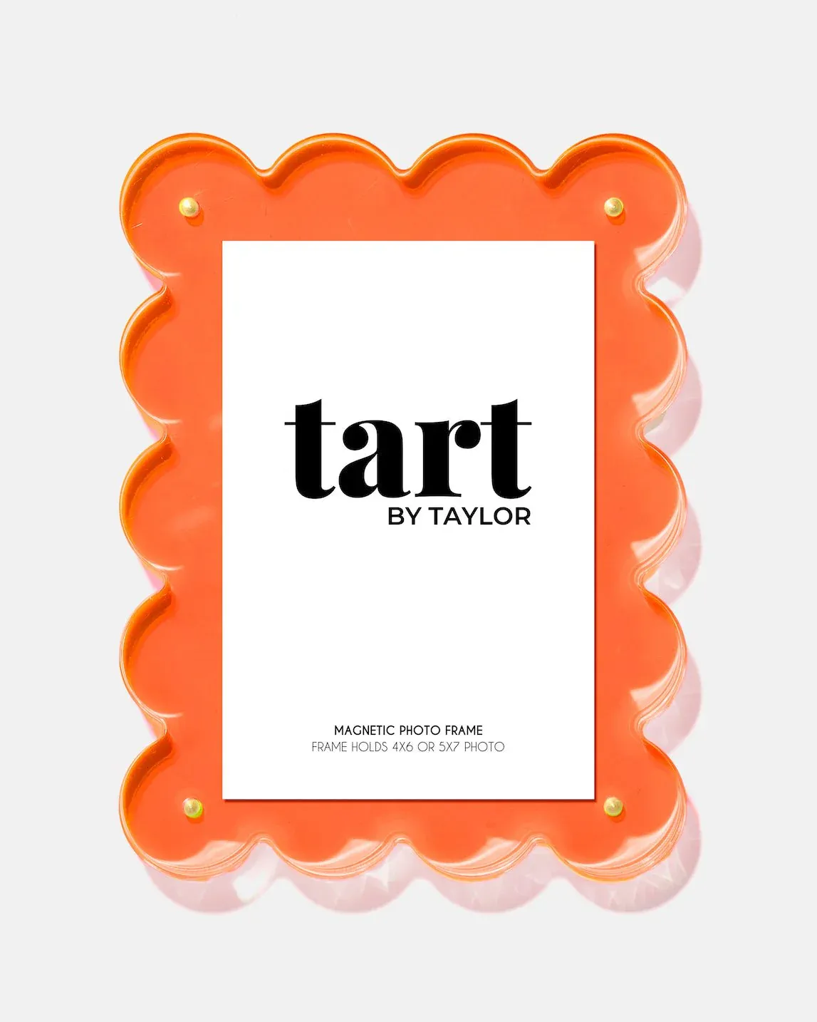 Neon Orange Acrylic Picture Frame