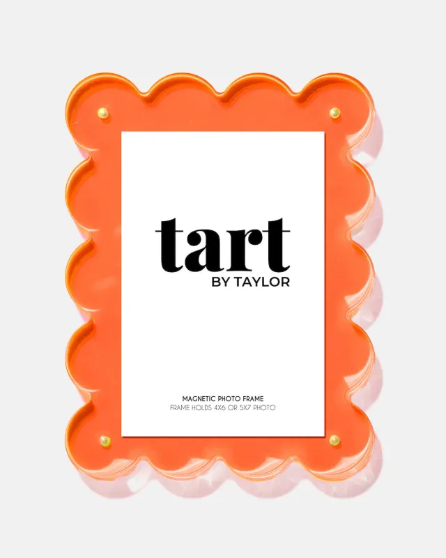 Neon Orange Acrylic Picture Frame