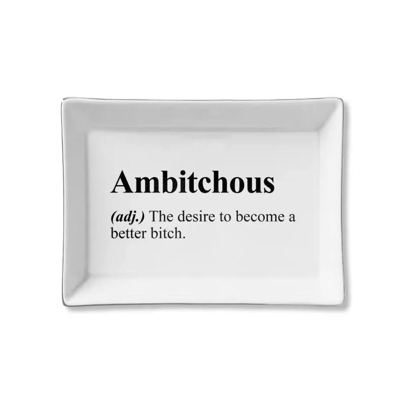 Ambitchous Ceramic Tray