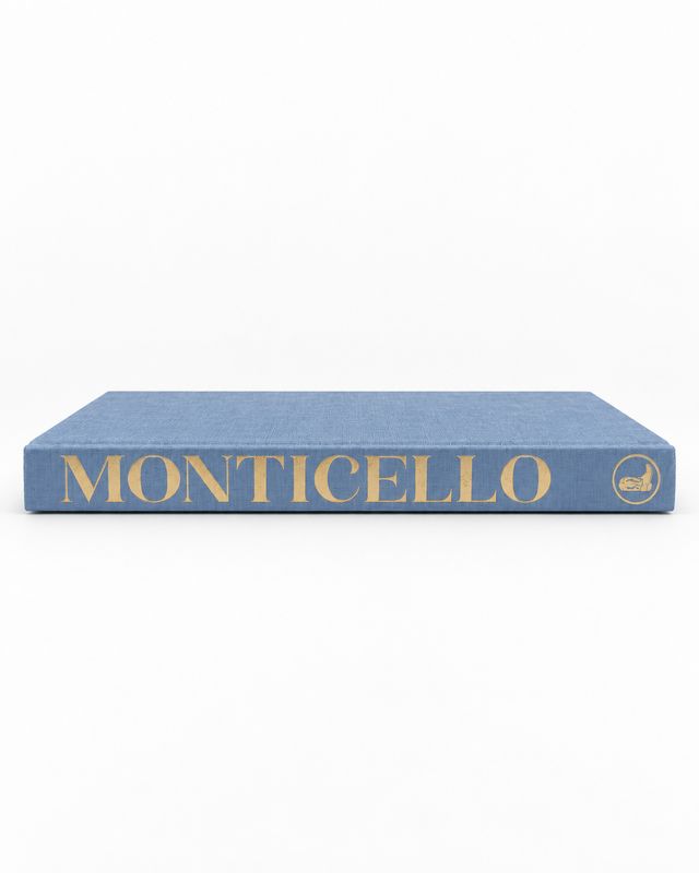 Monticello Blank Book-Steel Blue