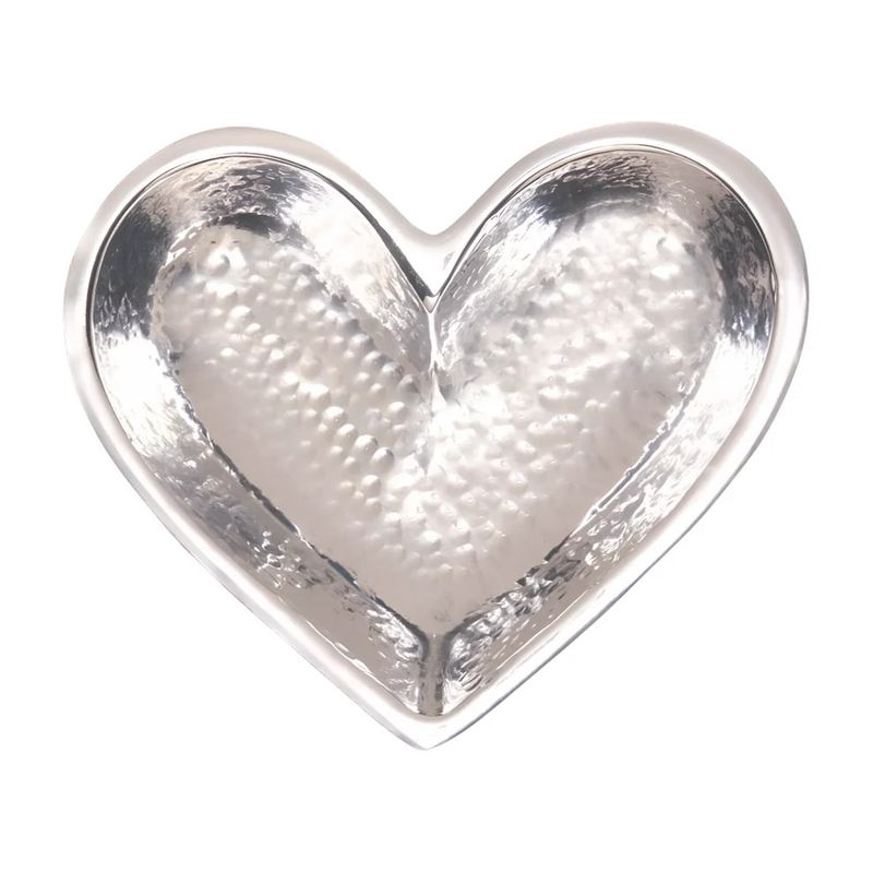 Tiny Hammered Heart Trinket Tray