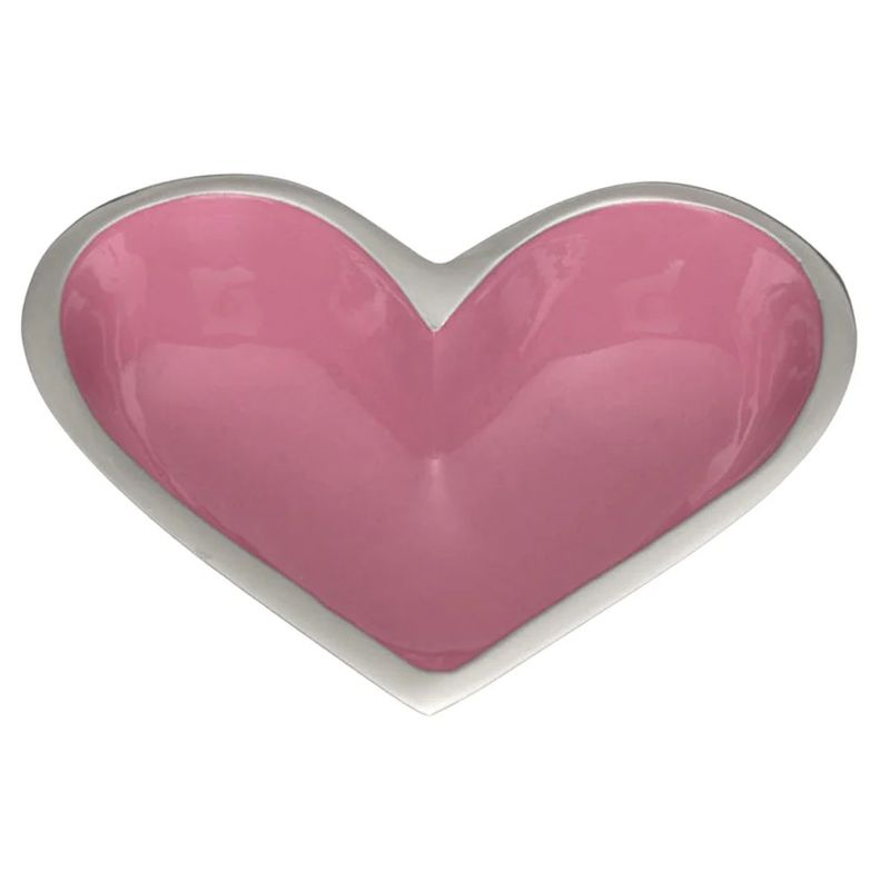 Tiny Hot Pink Heart Trinket Tray