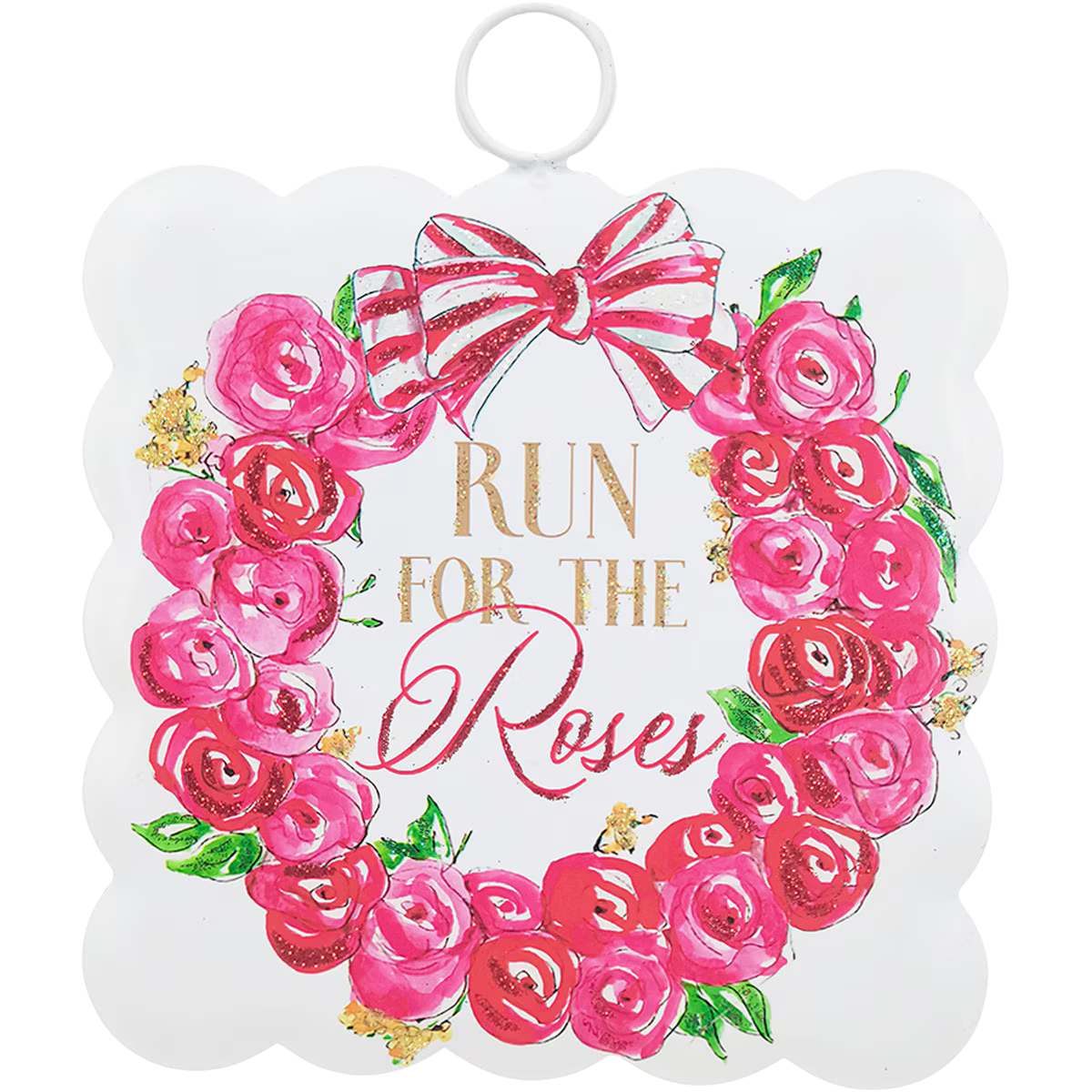 "Run For the Roses" Mini Art Hanger