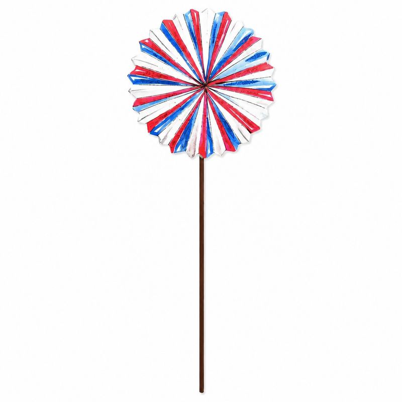 Classic Red, White &amp; Blue Fan Pinwheel