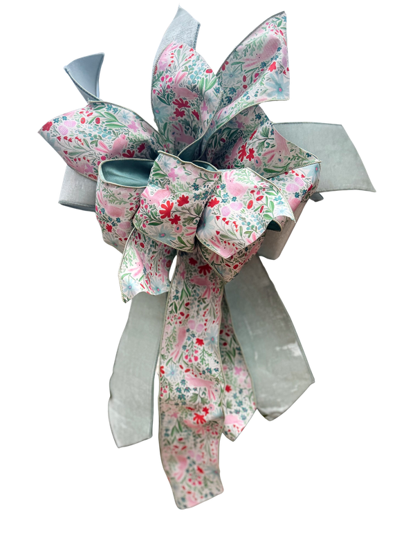Hippity Hop Floral Bow