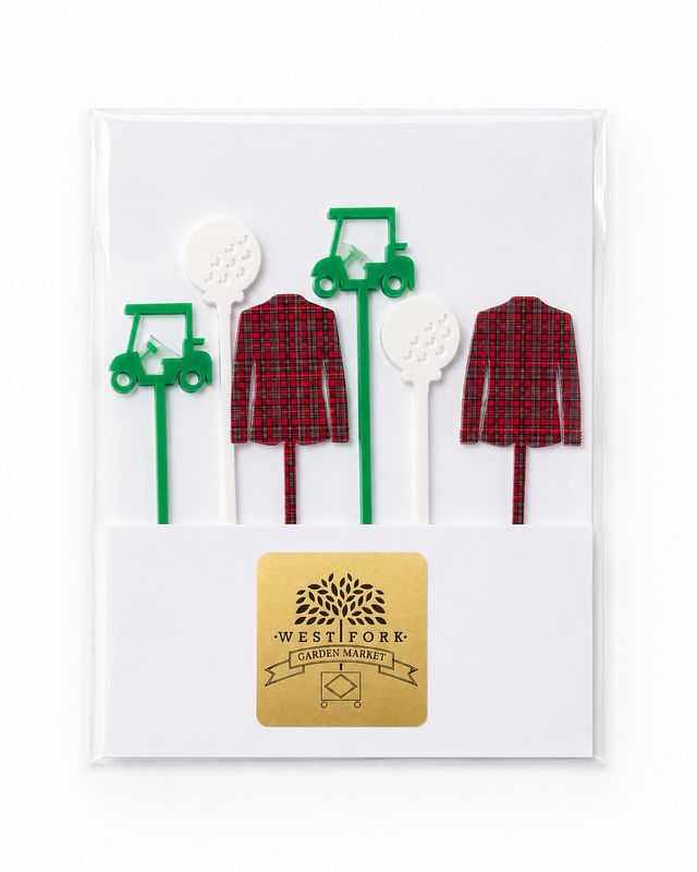 Colonial Golf Drink Stirrer Set