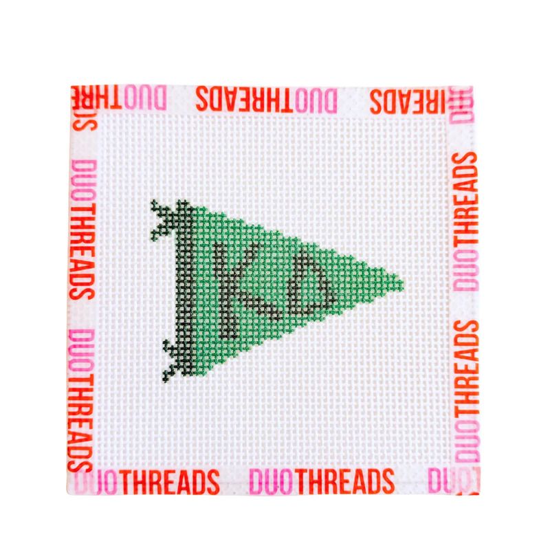 Sorority Pennant Needlepoint Canvas Kit-Kappa Delta