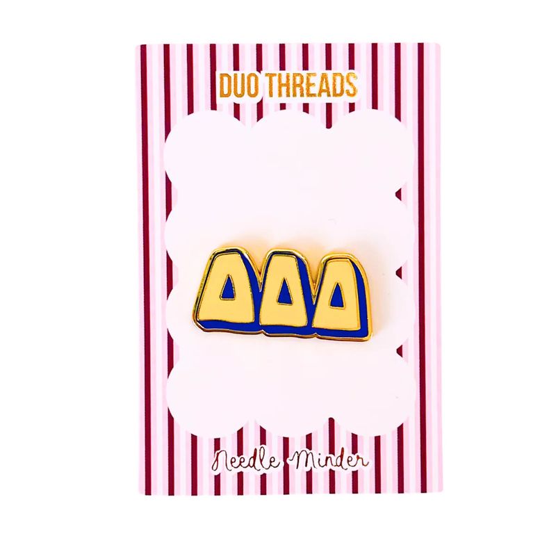 Sorority Bubble Letter Needle Minder-Delta Delta Delta