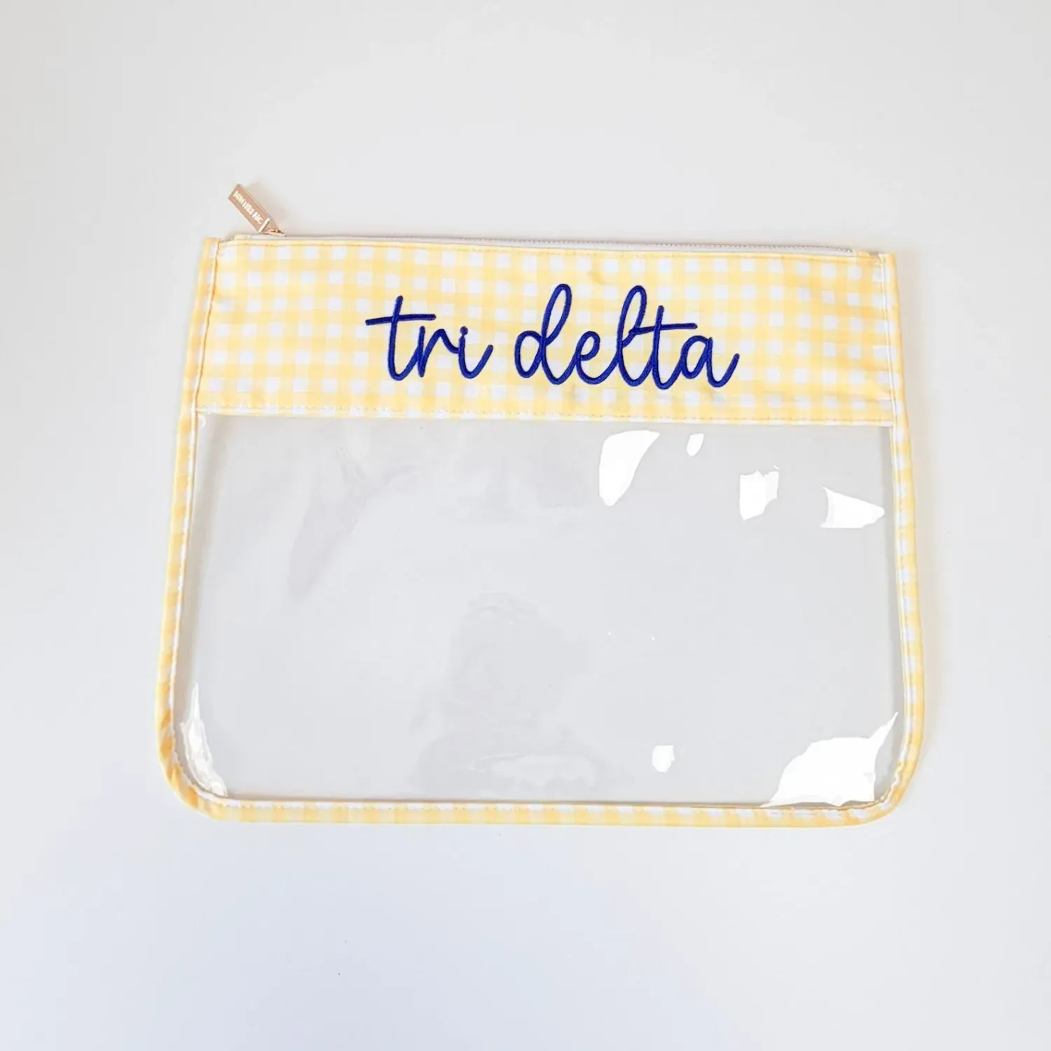 Needlepoint Sorority Project Bag-Delta Delta Delta