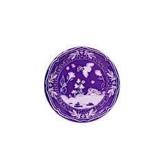Ft Worth Frog Dessert Paper Plates - 50pk PURPLE/WHITE