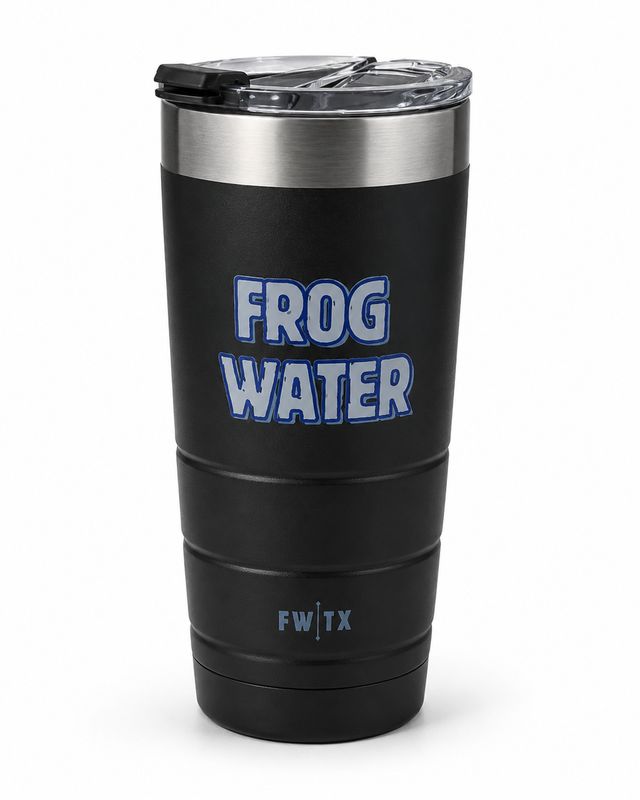 Frog Water 22 OZ Black Tumbler