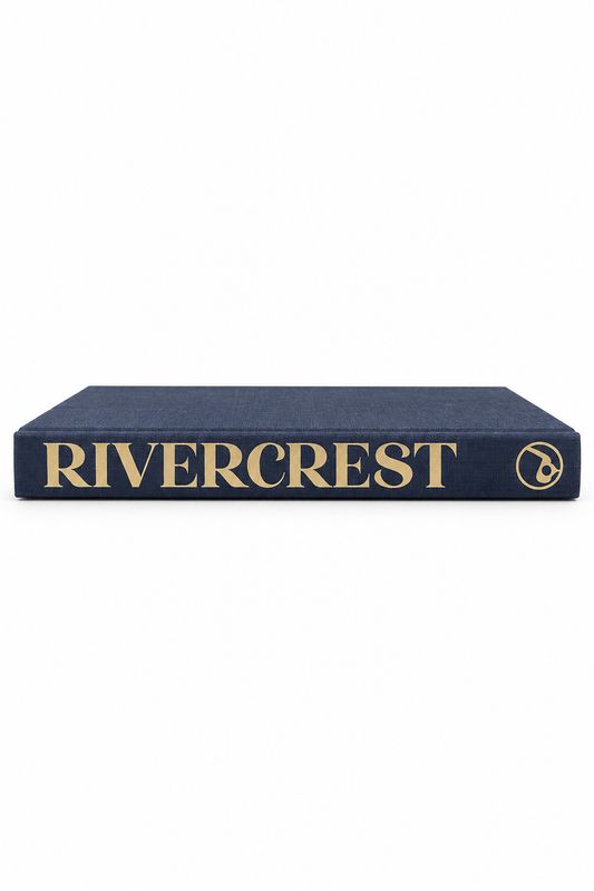 Rivercrest Blank Book-Midnight