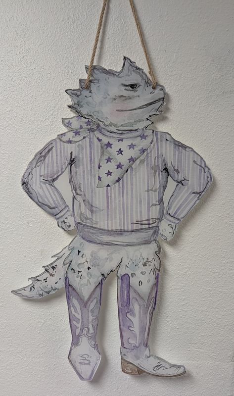 Door Hanger - Horned Frog (TAD)