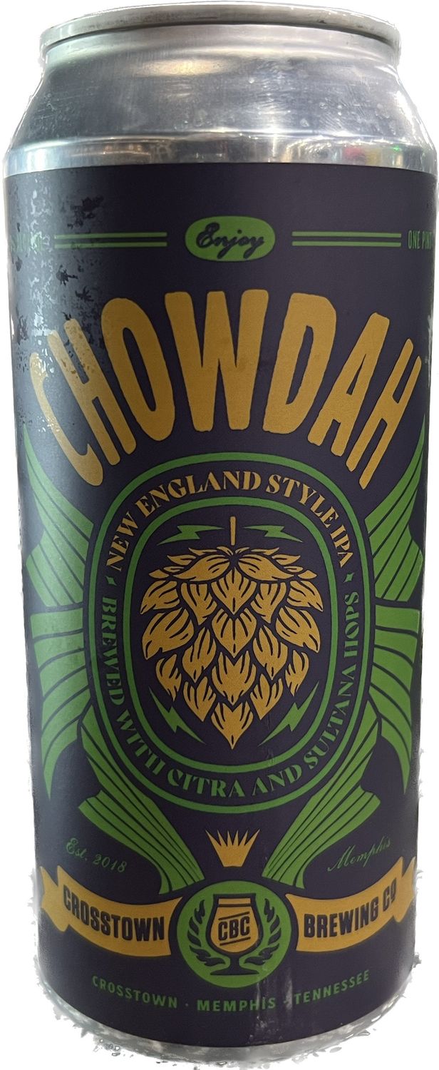 CROSSTOWN CHOWDAH NEW ENGLAND IPA, 16OZ SINGLE