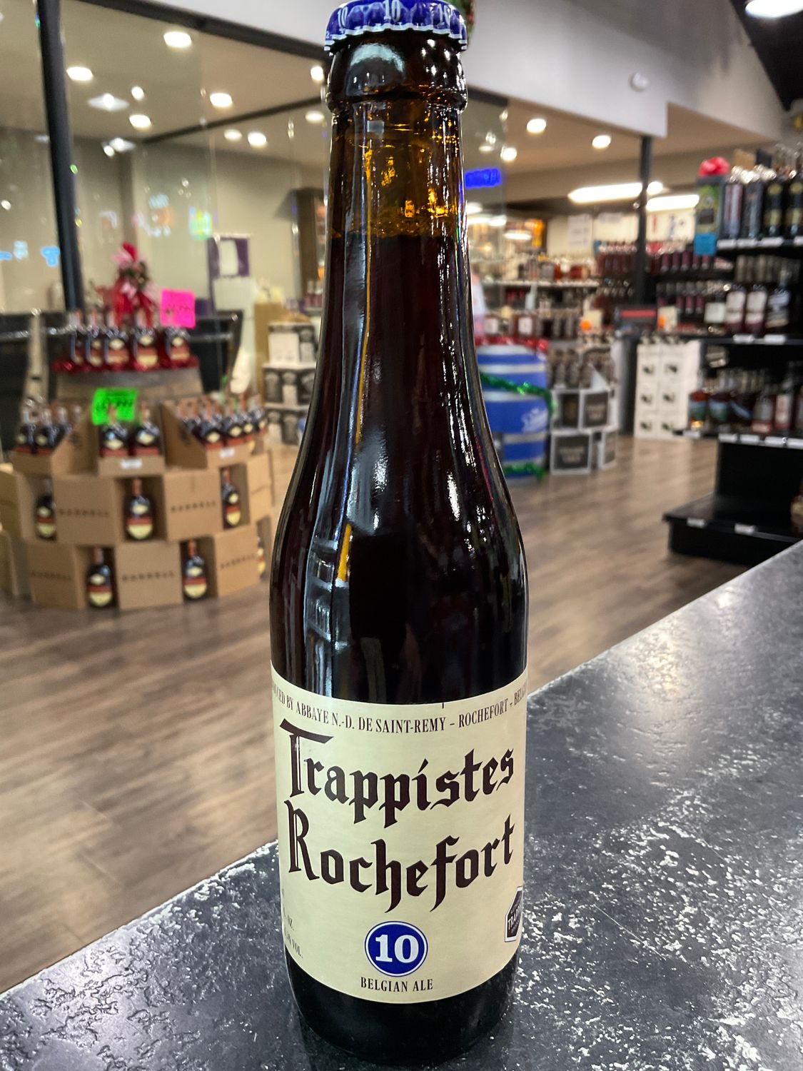 TRAPPISTES ROCHEFORT 10 BELGIAN ALE, 11.2oz SINGLE
