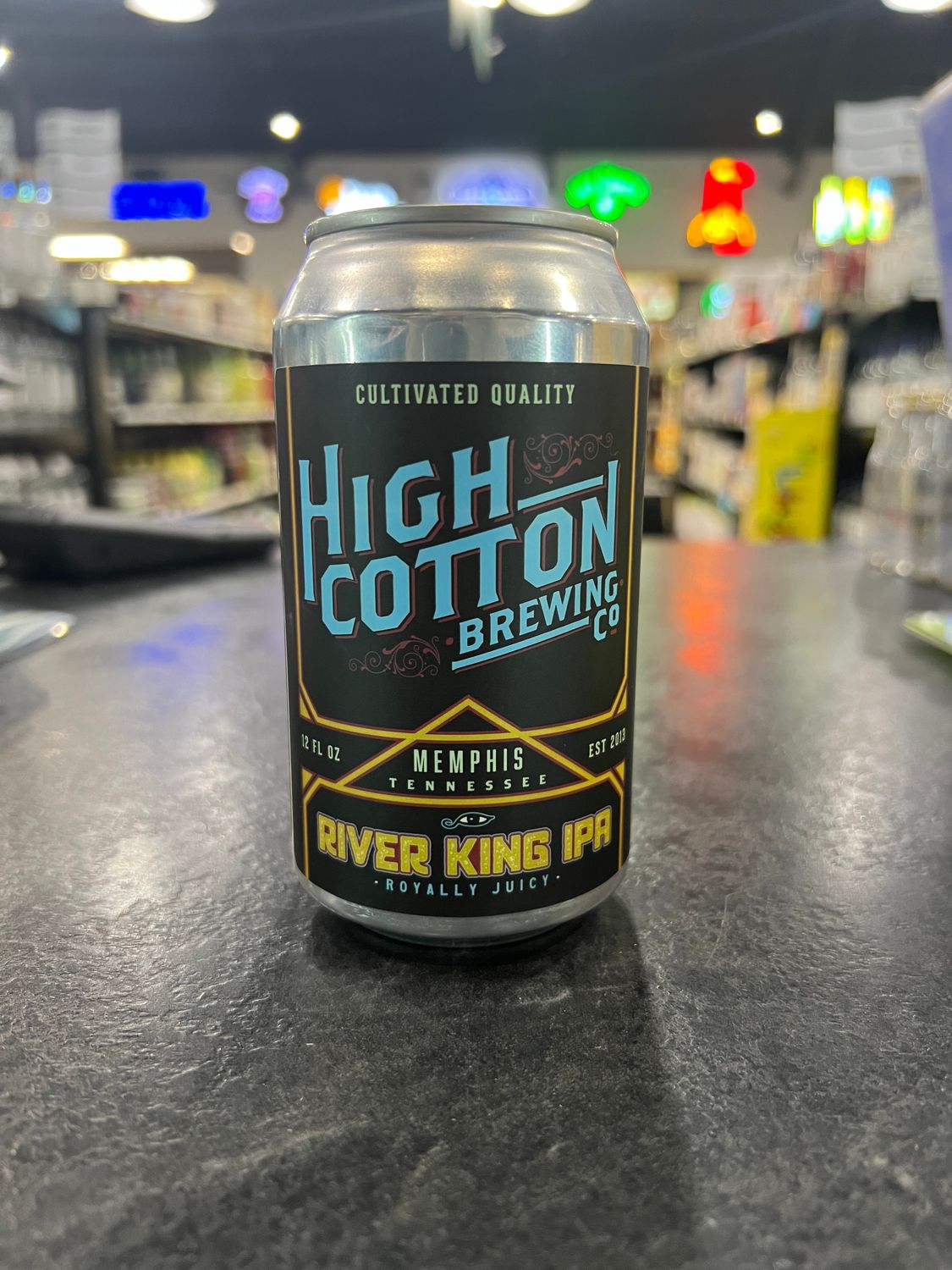 HIGH COTTON RIVER KING JUICY IPA, 12 oz SINGLE