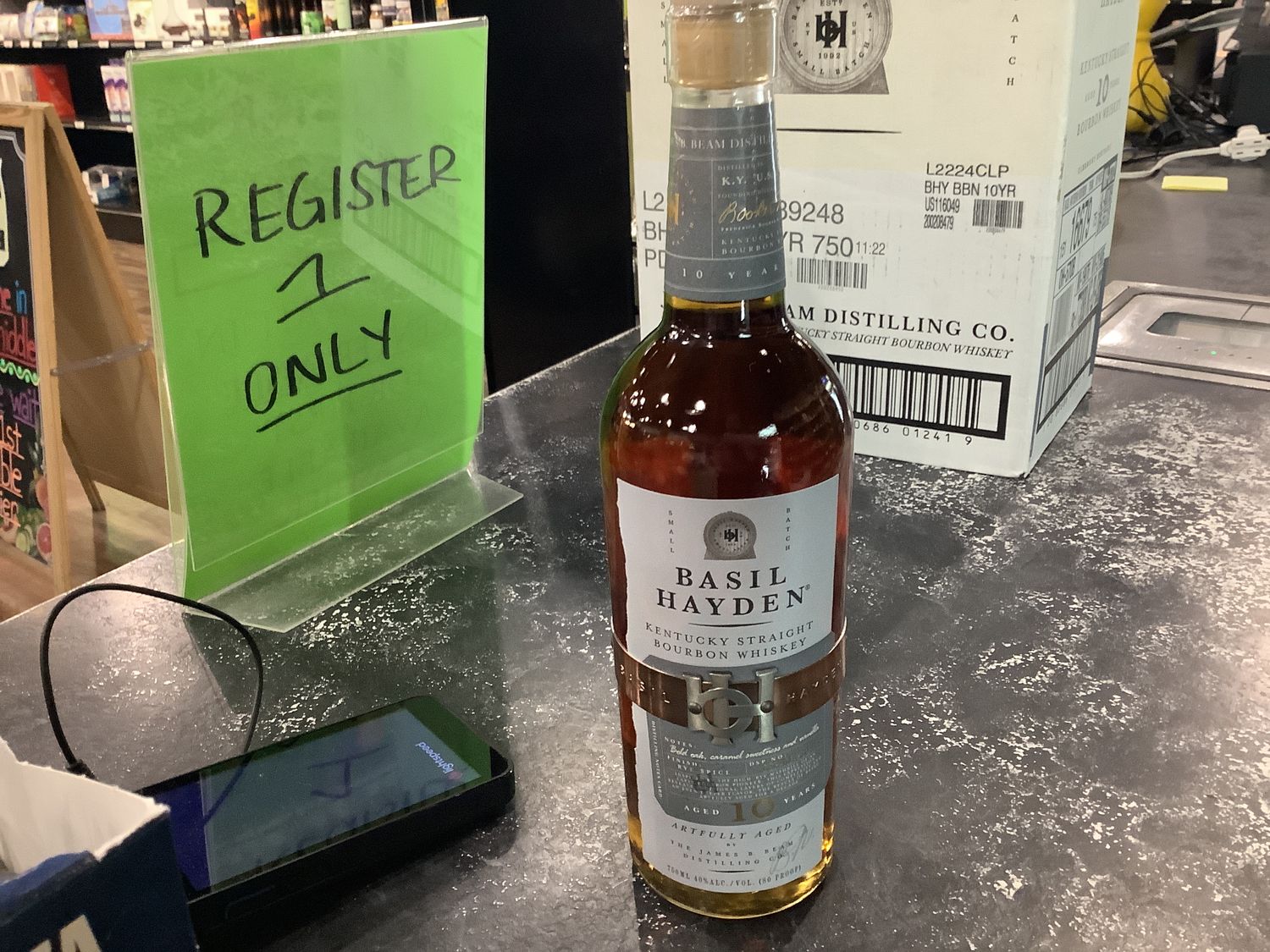 BASIL HAYDEN 10 YR BOURBON, 750 ML