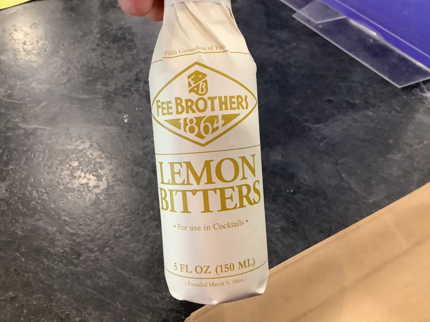 FEE BROTHERS LEMON BITTERS, 5 oz