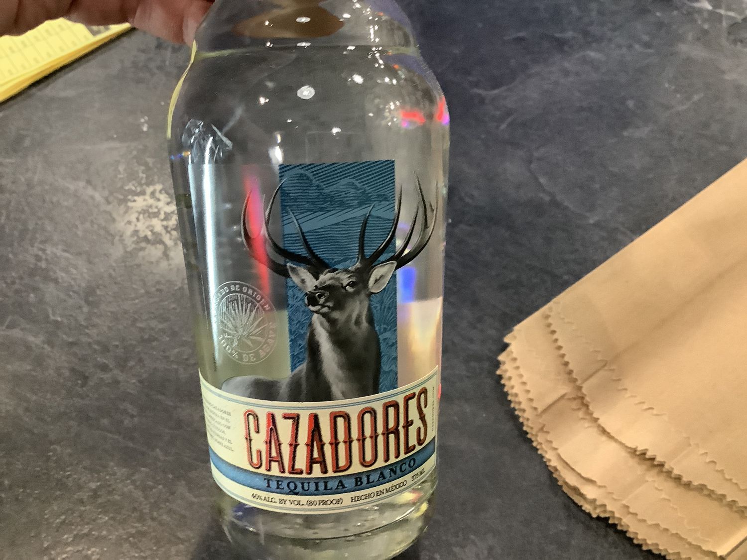CAZADORES BLANCO TEQUILA, 375 ML