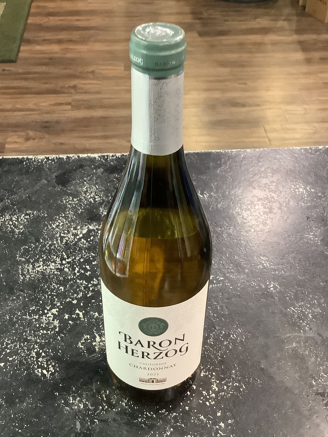 BARON HERZOG CHARDONNAY, 750 ML