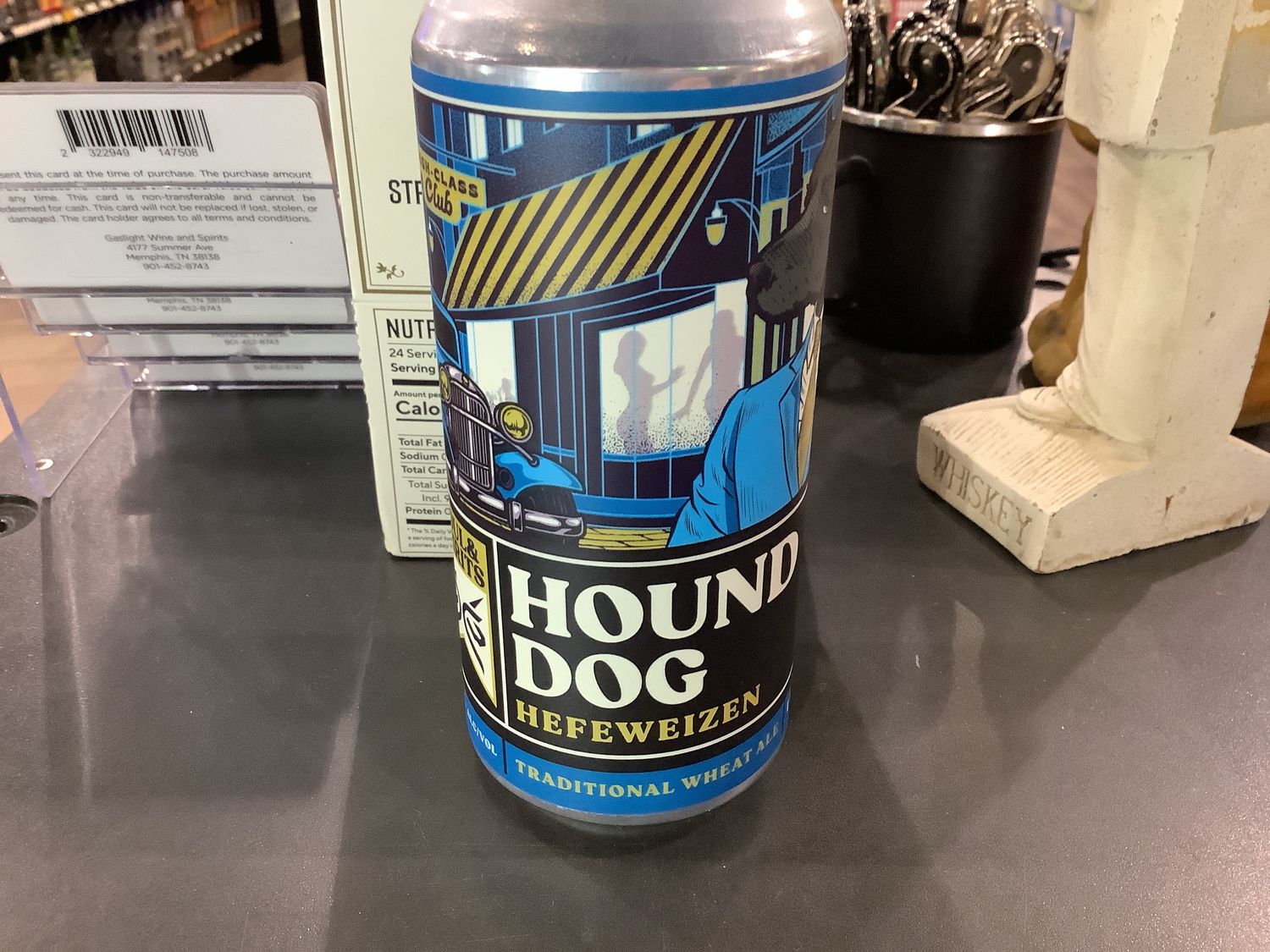 SOUL &amp; SPIRITS HOUND DOG HEFEWEIZEN , 16OZ CAN