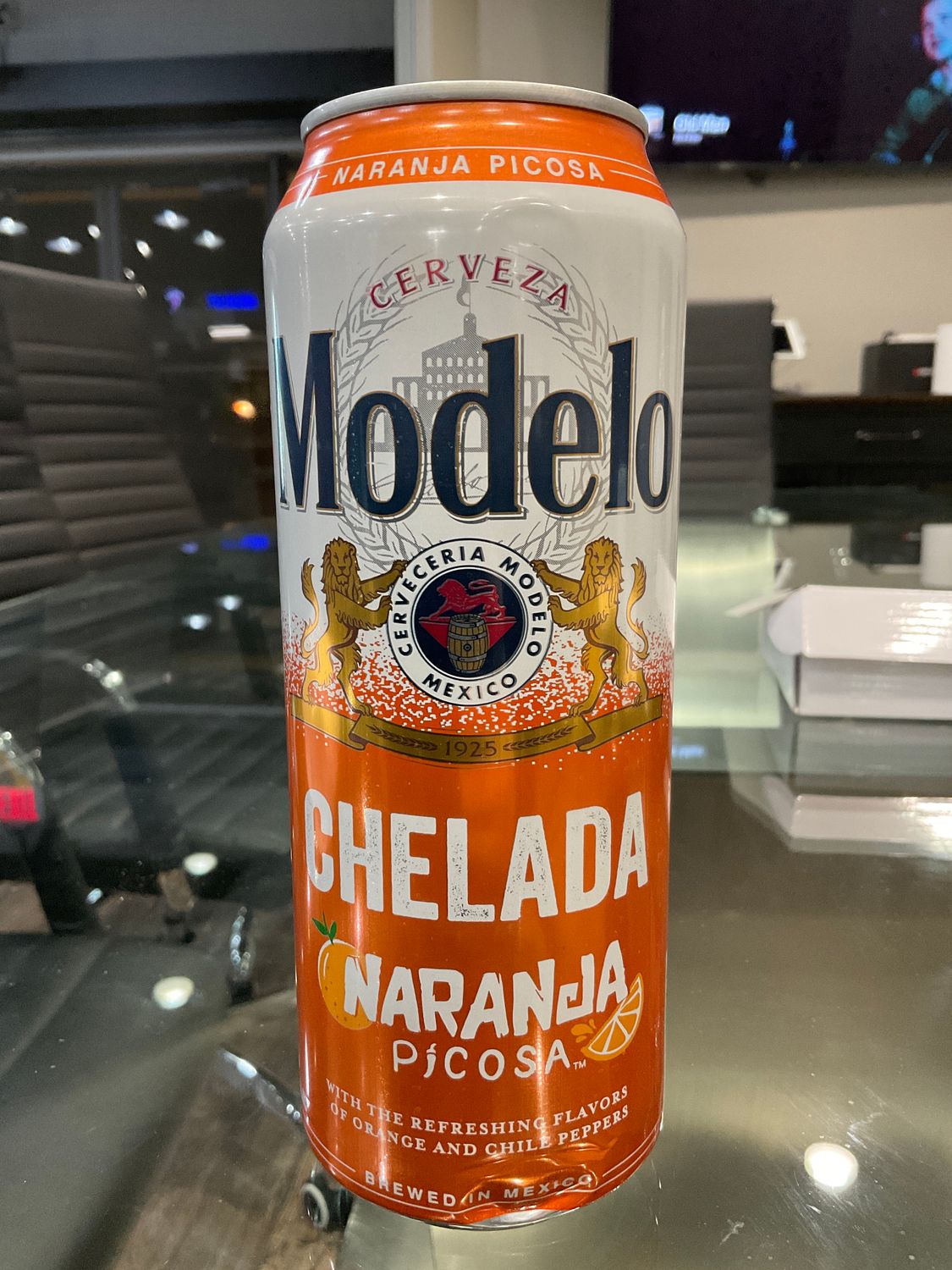 MODELO CHELADA NARANJA PICOSA, 24OZ