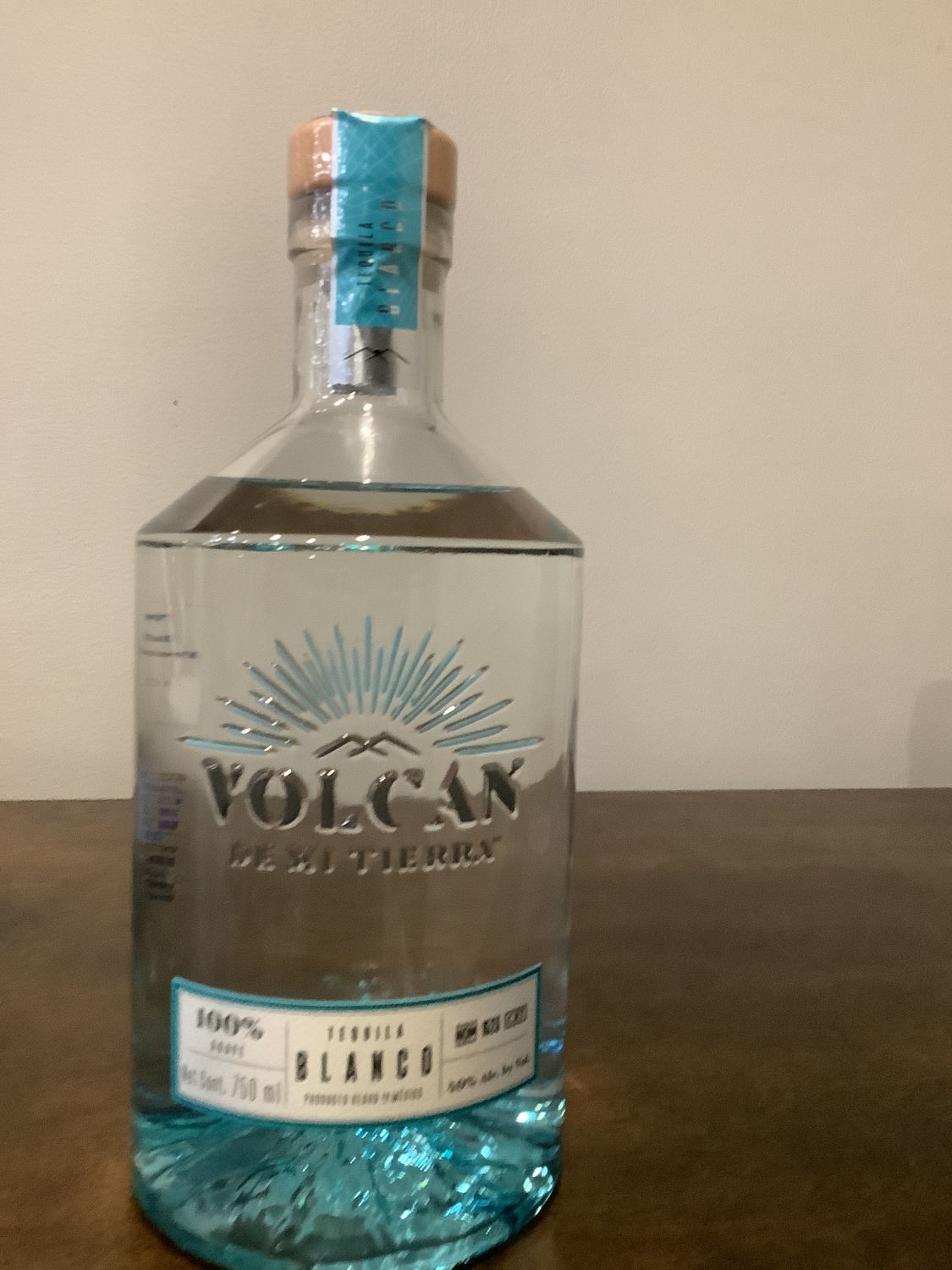 VOLCAN BLANCO TEQUILA, 750 ML