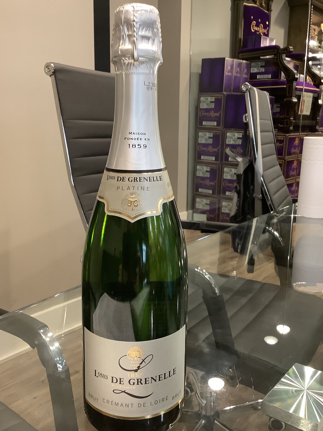 LOUIS DE GRENELLE CREMANT DE LOIRE BRUT PLATINE, 750 ML
