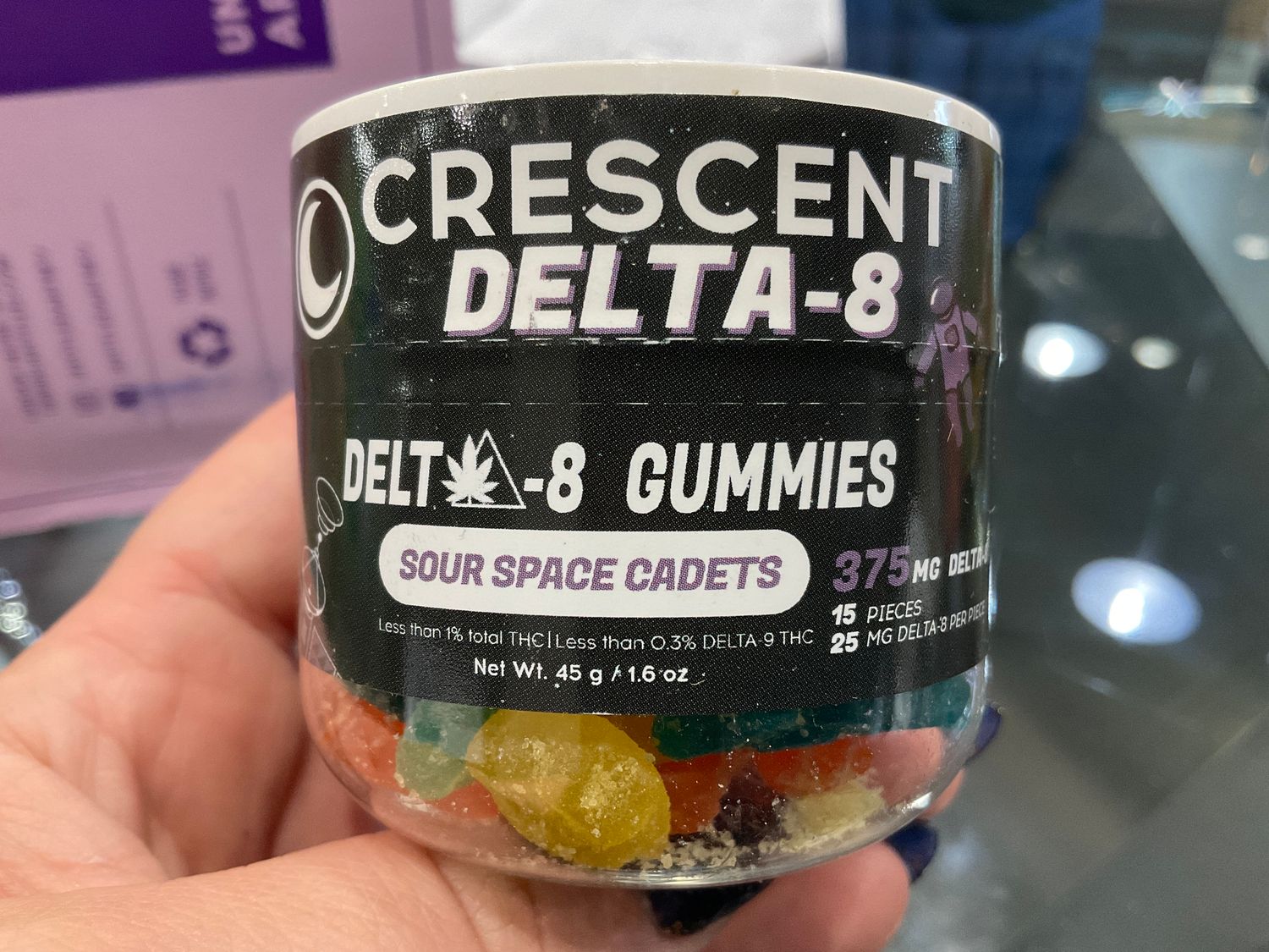 CRESCENT DELTA 8 SOUR SPACE CADETS, 15CT