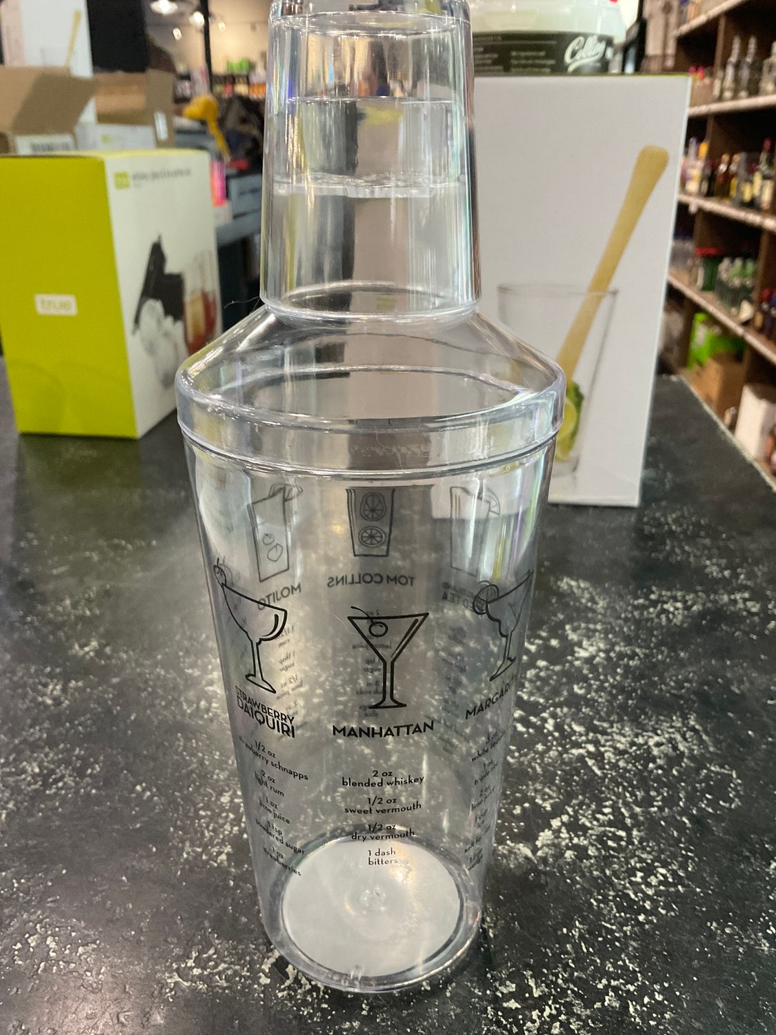 MARACA PLASTIC RECIPE SHAKER