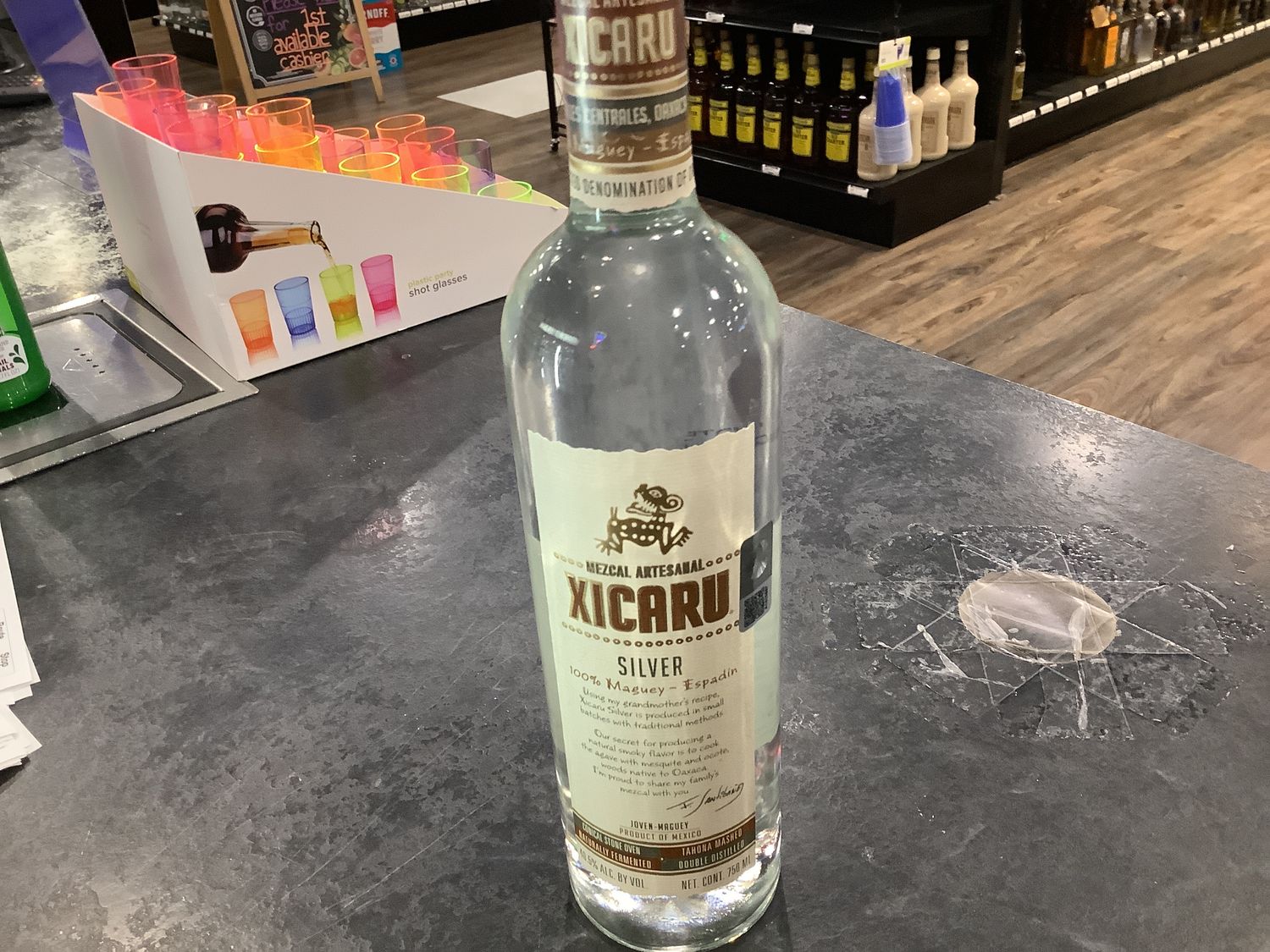 XICARU SILVER MEZCAL, 750 ML