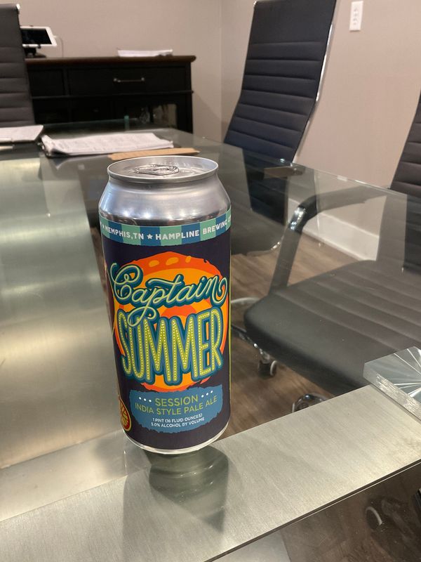 HAMPLINE CAPTAIN SUMMER SESSION IPA, 16OZ CAN