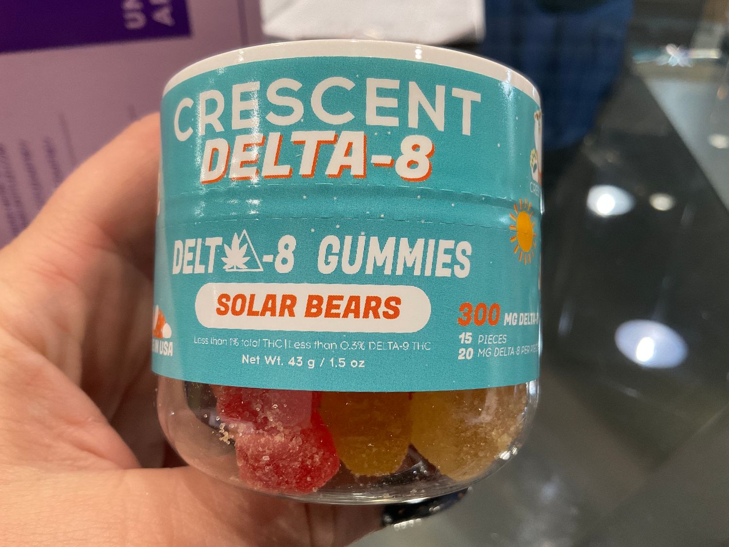 CRESCENT DELTA 8 SOLAR BEARS, 15CT