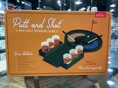 PUTT &amp; SHOT MINI GOLF DRINKING GAME