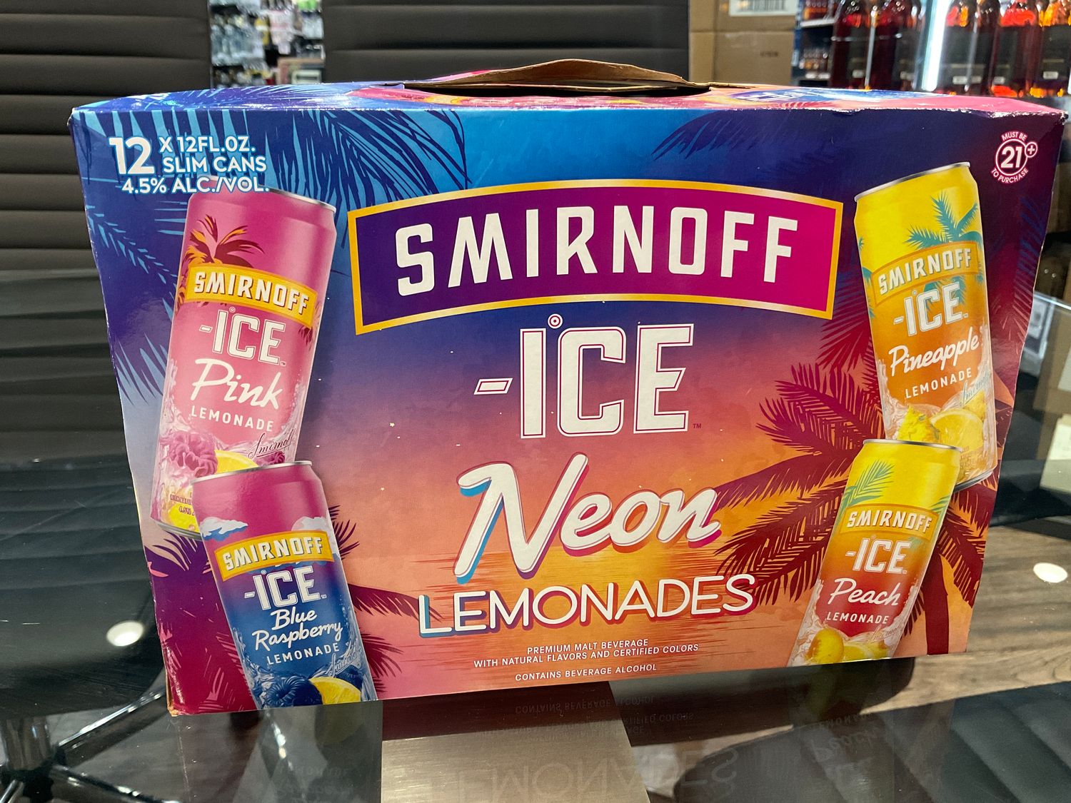 SMIRNOFF NEON LEMONADE VARIETY, 12PK