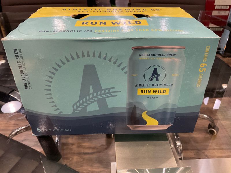 6PK, ATHLETIC BREWING RUN WILD N/A CAN