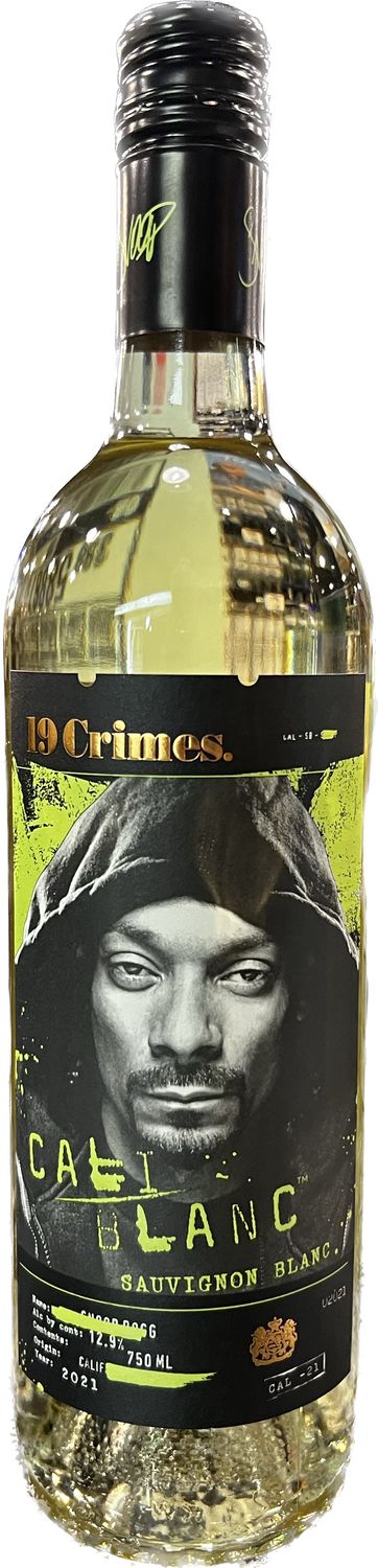 19 CRIMES CALI BLANC SAUVIGNON BLANC, 750ML