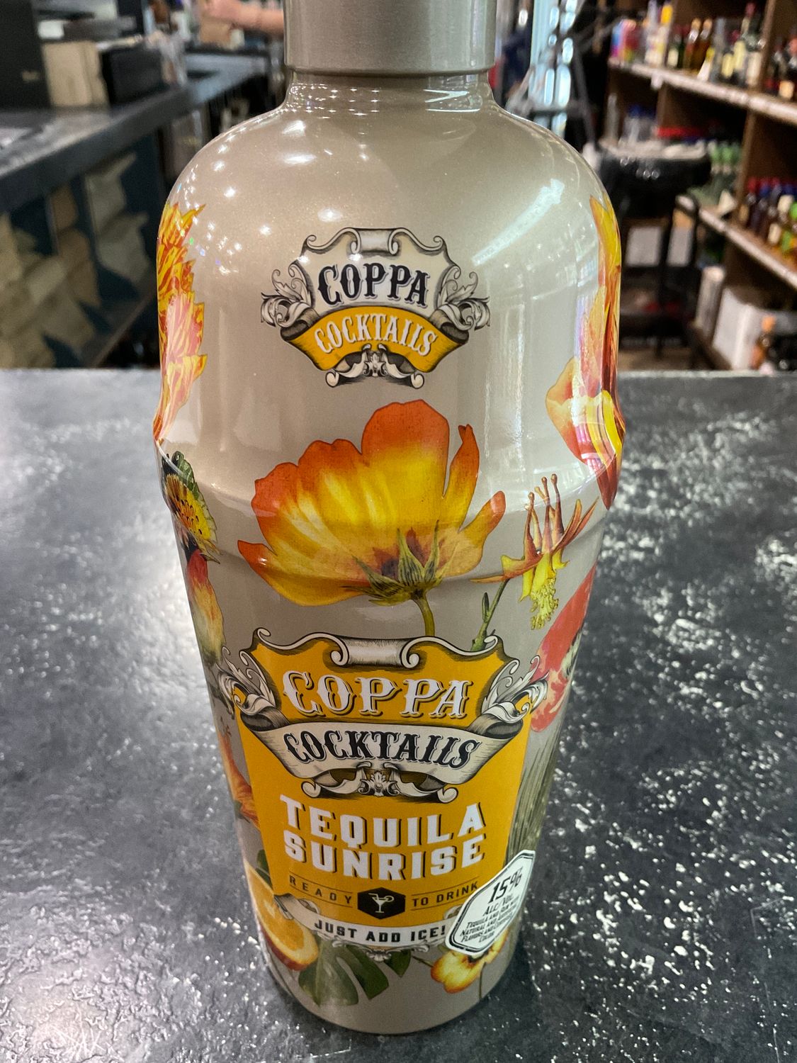 COPPA COCKTAILS TEQUILA SUNRISE, 750ML