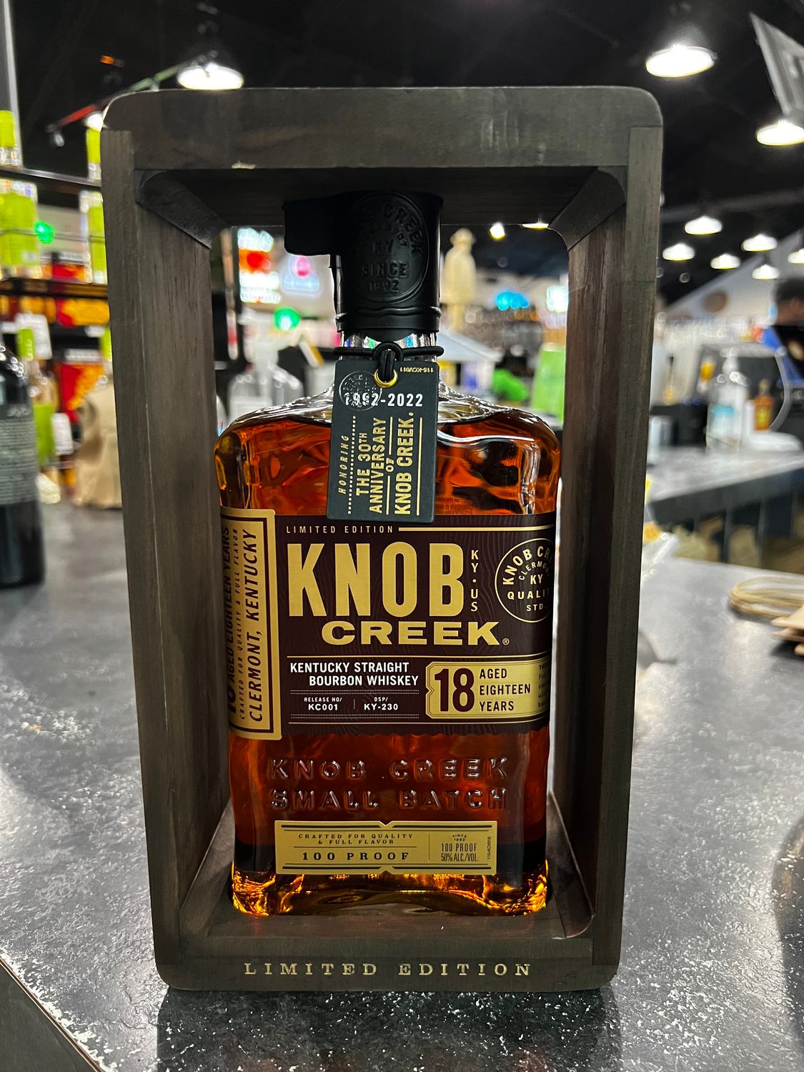 KNOB CREEK 18 YEAR BOURBON, 750 ML