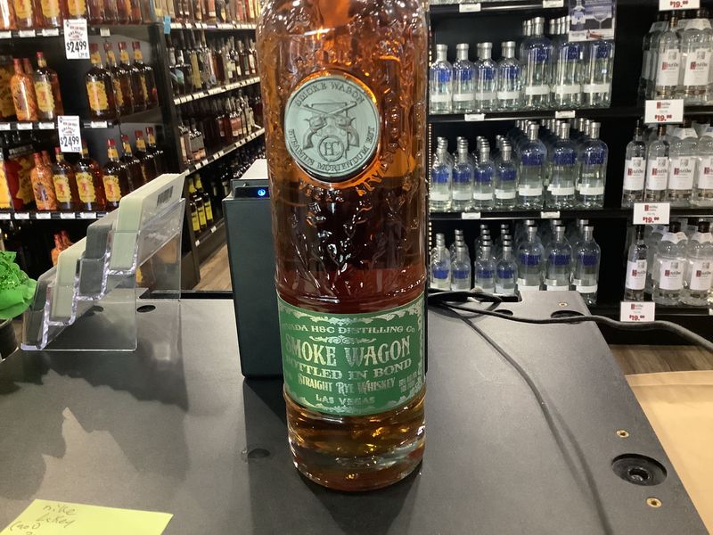 SMOKE WAGON BONDED RYE WHISKEY, 750ML