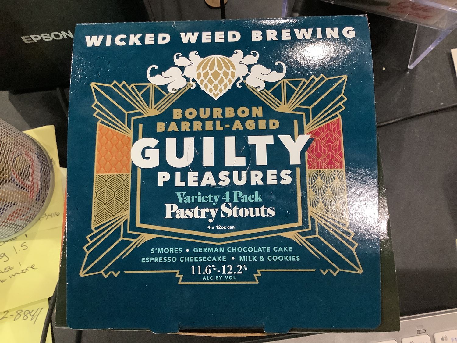 WICKED WEED BREWING GUILTY PLEASURES VARIETY, 4 PK