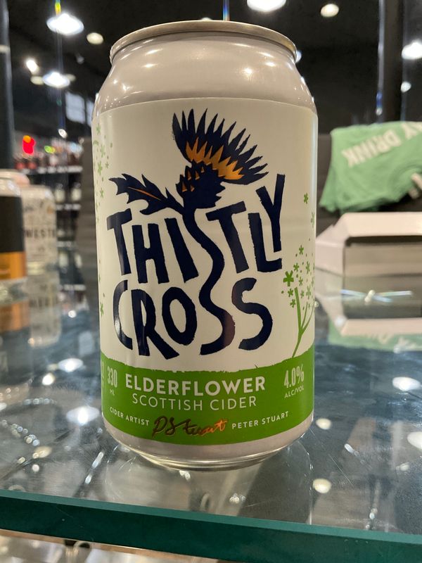 THISTLY CROSS ELDERFLOWER CIDER, 11.2OZ SINGLE