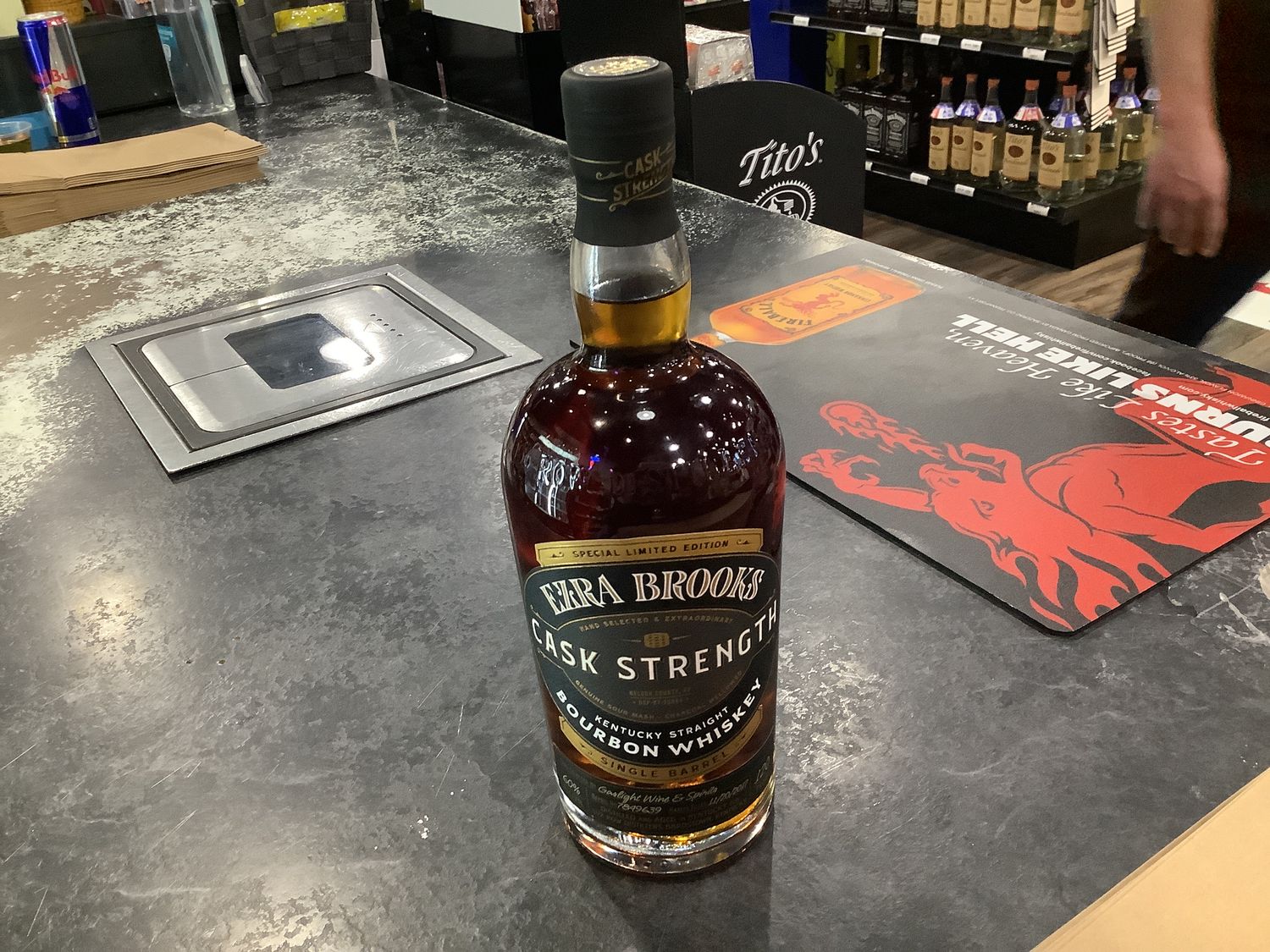 EZRA BROOKS CASK STRENGTH GASLIGHT STORE PICK, 750ML