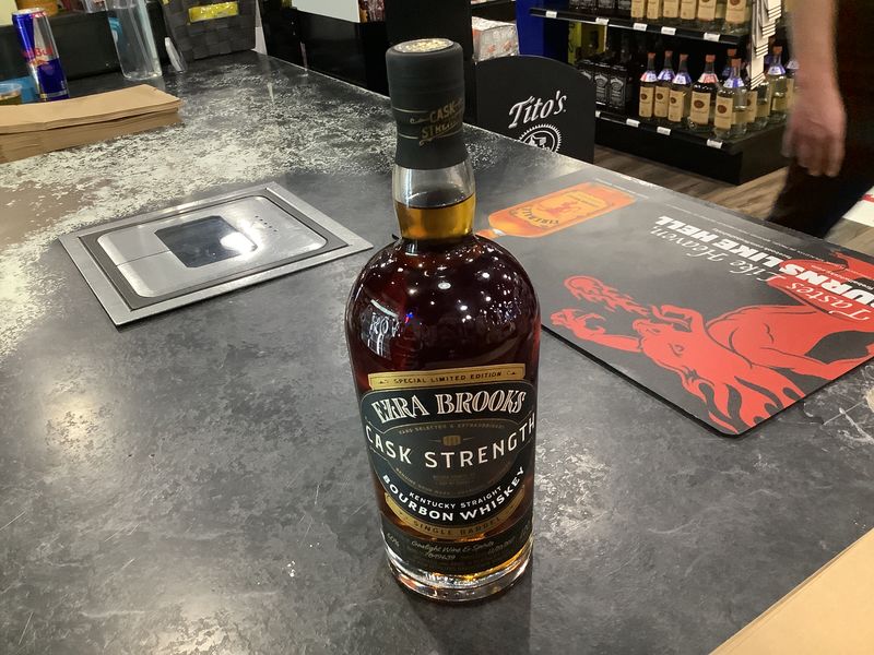 EZRA BROOKS CASK STRENGTH GASLIGHT STORE PICK 750ML