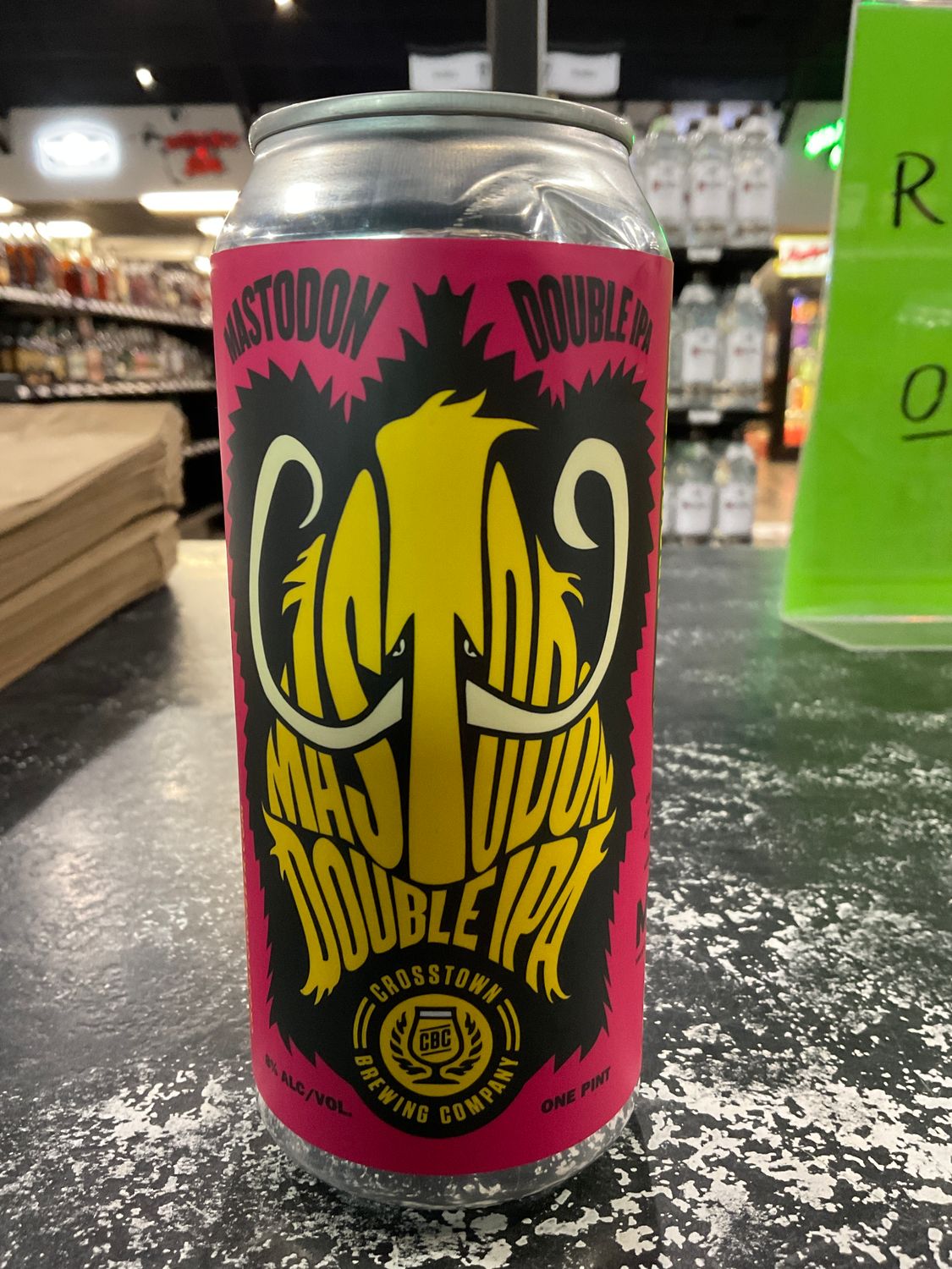 CROSSTOWN MASTADON DOUBLE IPA, 16OZ CAN