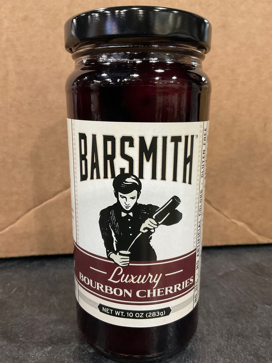 BARSMITH BOURBON CHERRIES, 10OZ