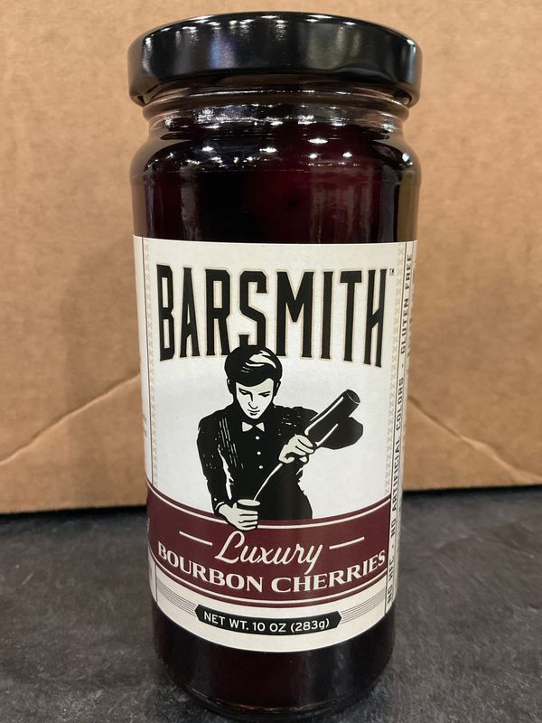BARSMITH BOURBON CHERRIES, 10OZ